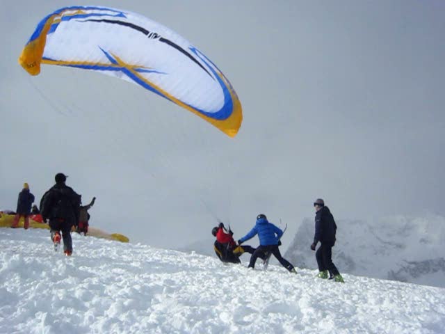 Vol et Ski Chamonix 31/01/2010